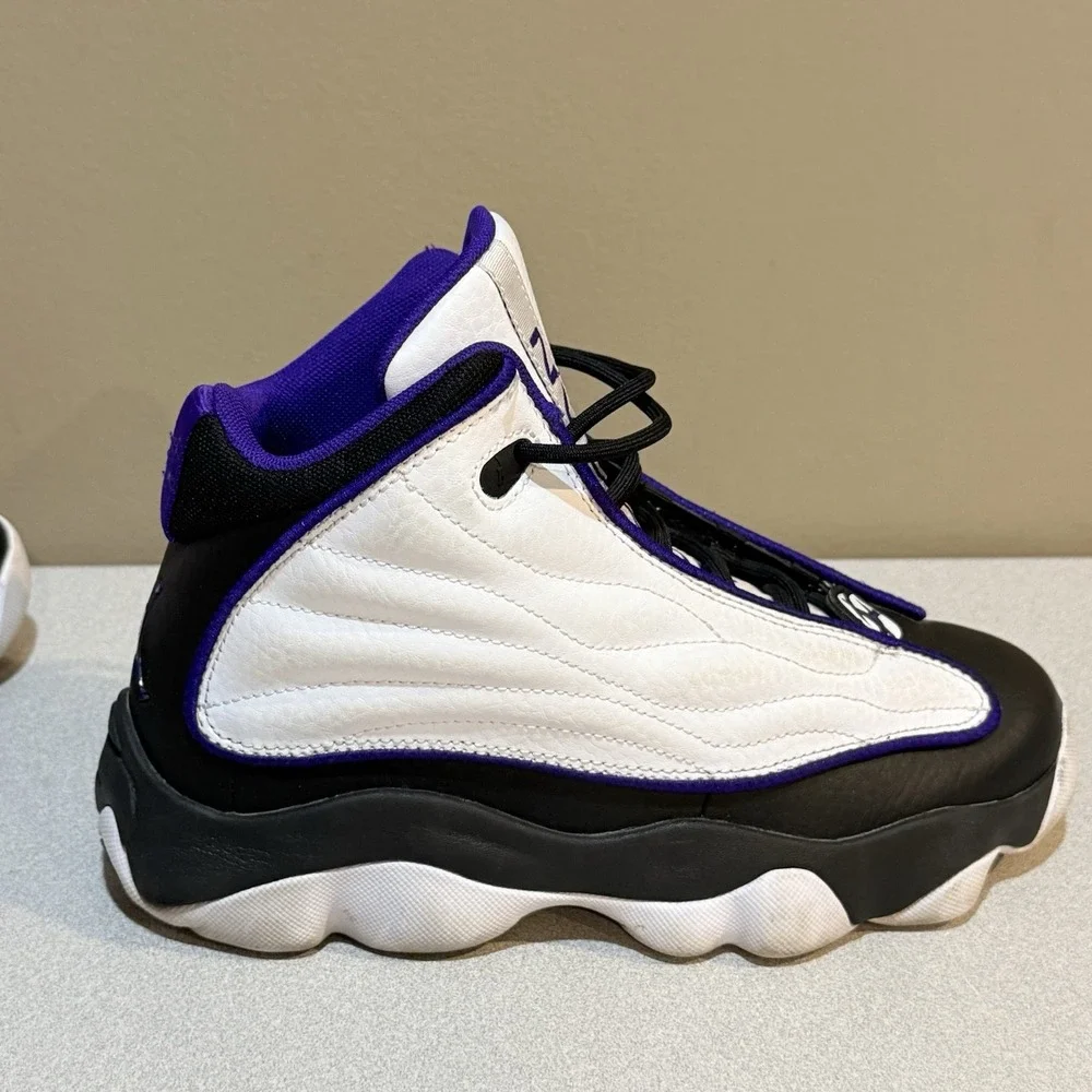 Nike‎ Air Jordan Pro Strong Chicago White Black Purple Gym DC7911-150 Size 5Y
